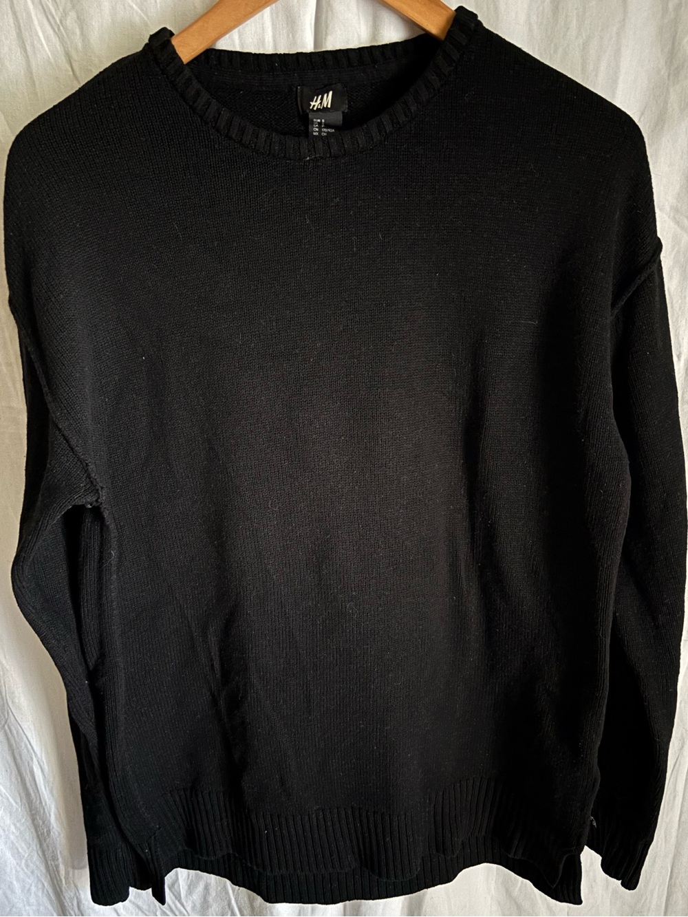 H&M Black Men's Crewneck Sweater